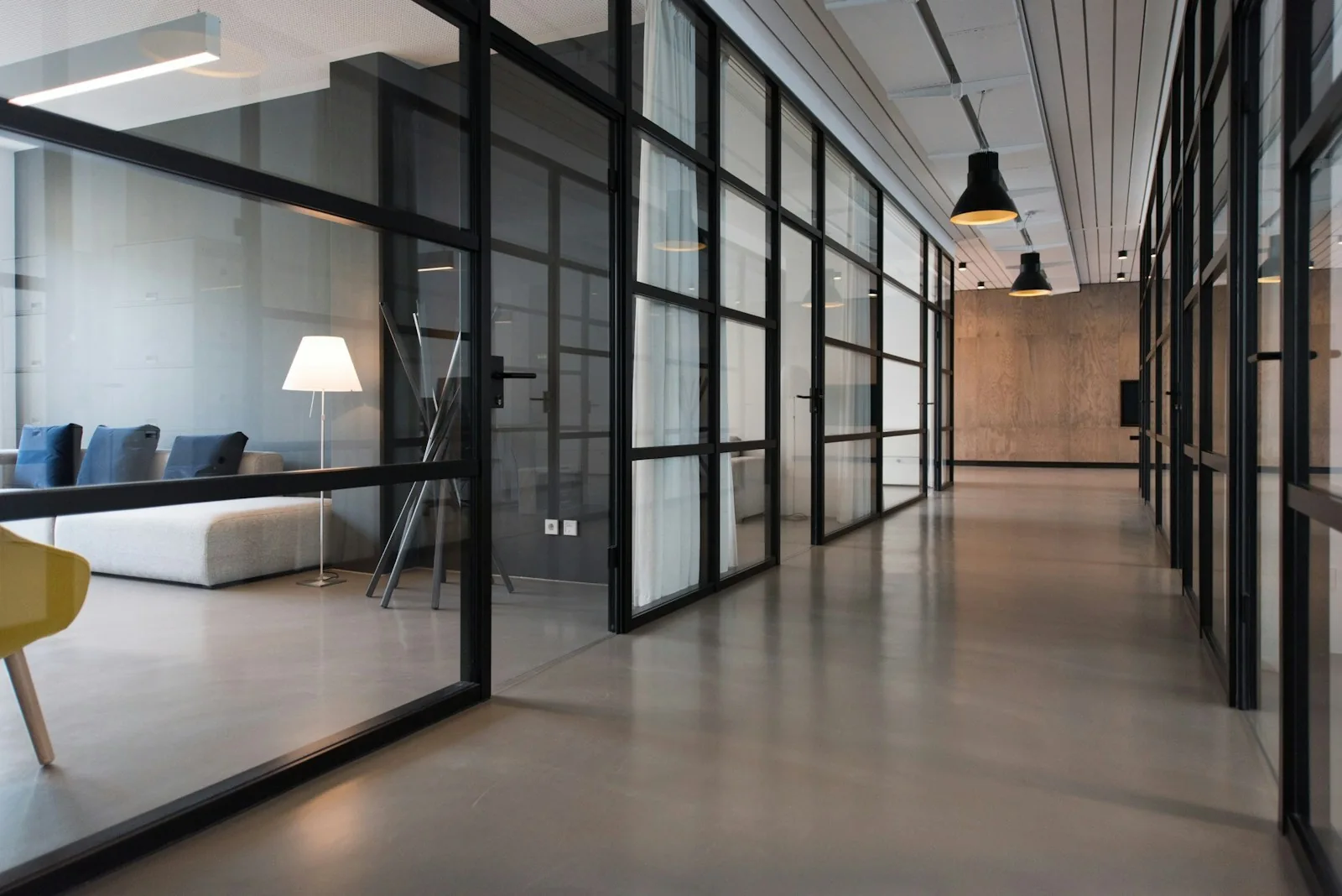 An organised business workspace